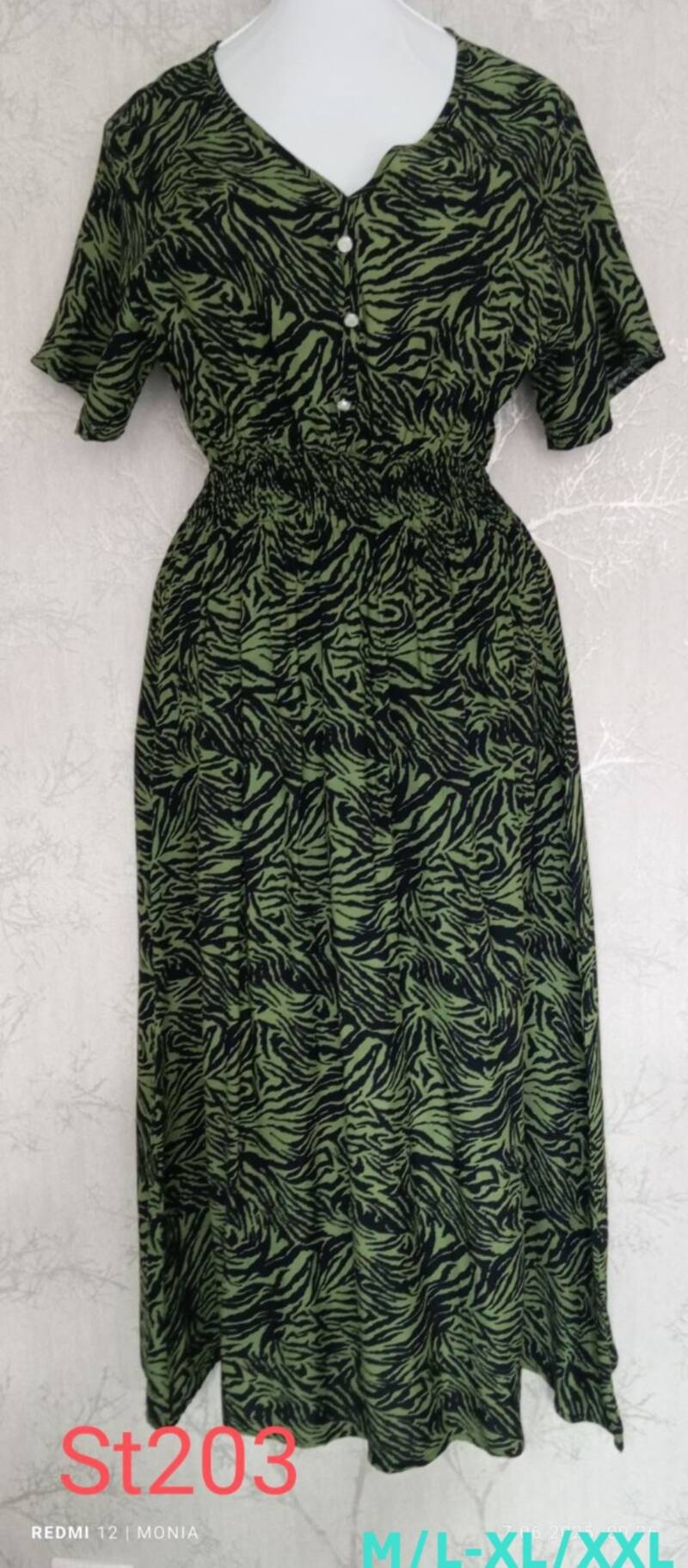 Sukienki damskie Roz M/L-XL-2XL, Mix Kolor .Paczka 12 szt